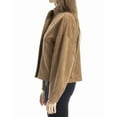 thumbnail image 3 of Max Studio womens  Bomber Jacket, l, Brown, 3 of 5