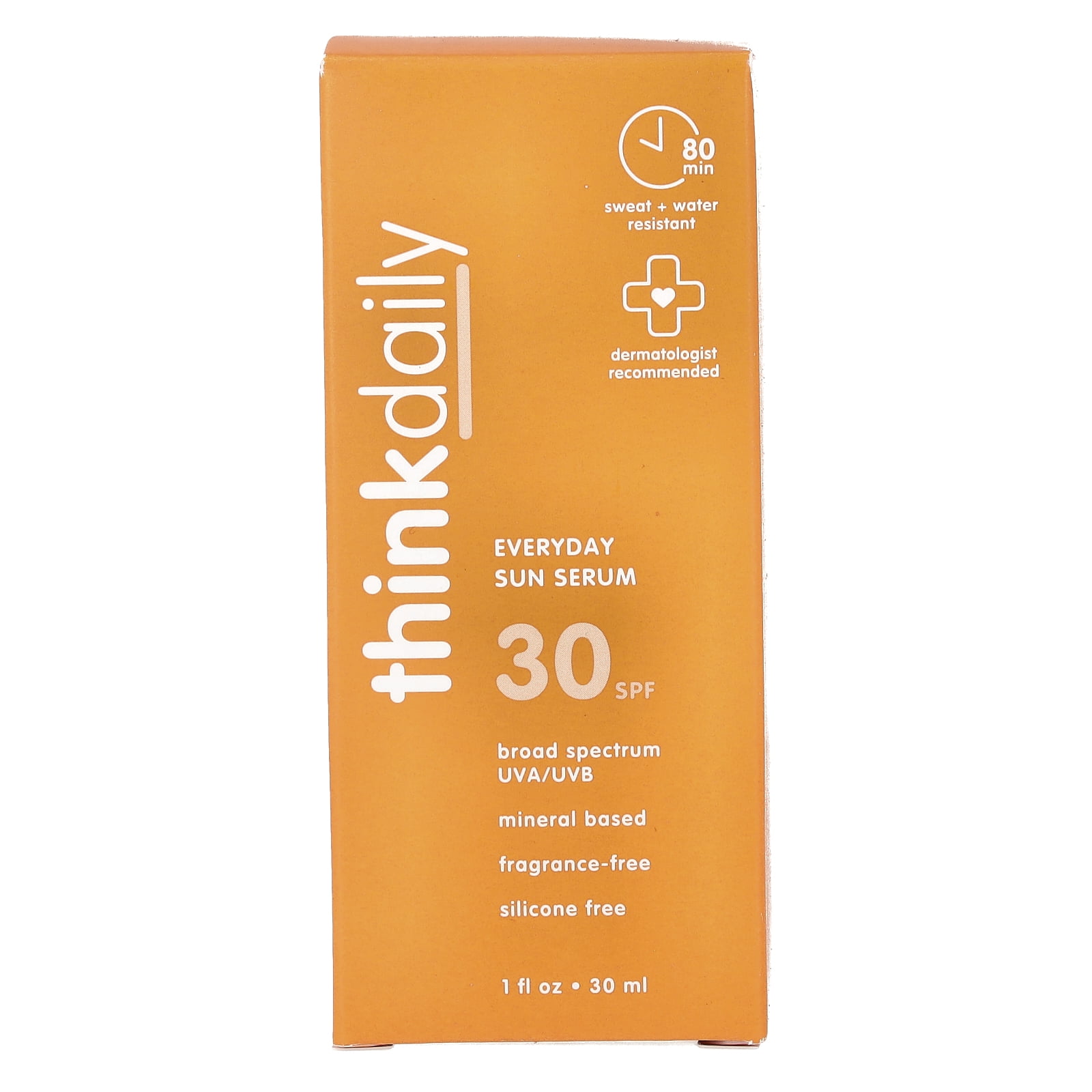 think Thinkdaily, Everyday Sun Serum, SPF 30, Fragrance Free, 1 fl oz (30 ml)