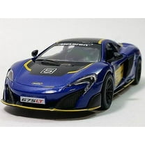 Kinsmart 5" McLaren 675LT Stripes Exclusive Edition Diecast Model Car 1:36- BLUE