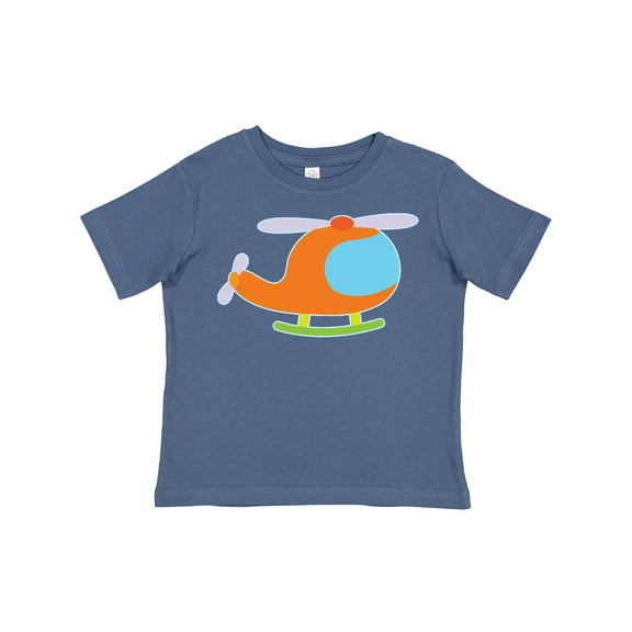 Inktastic Helicopter Cute Flying Boys or Girls Toddler T-Shirt