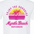 thumbnail image 4 of Inktastic Summer Enjoy the Sunshine Myrtle Beach South Carolina Pink T-Shirt, 4 of 5