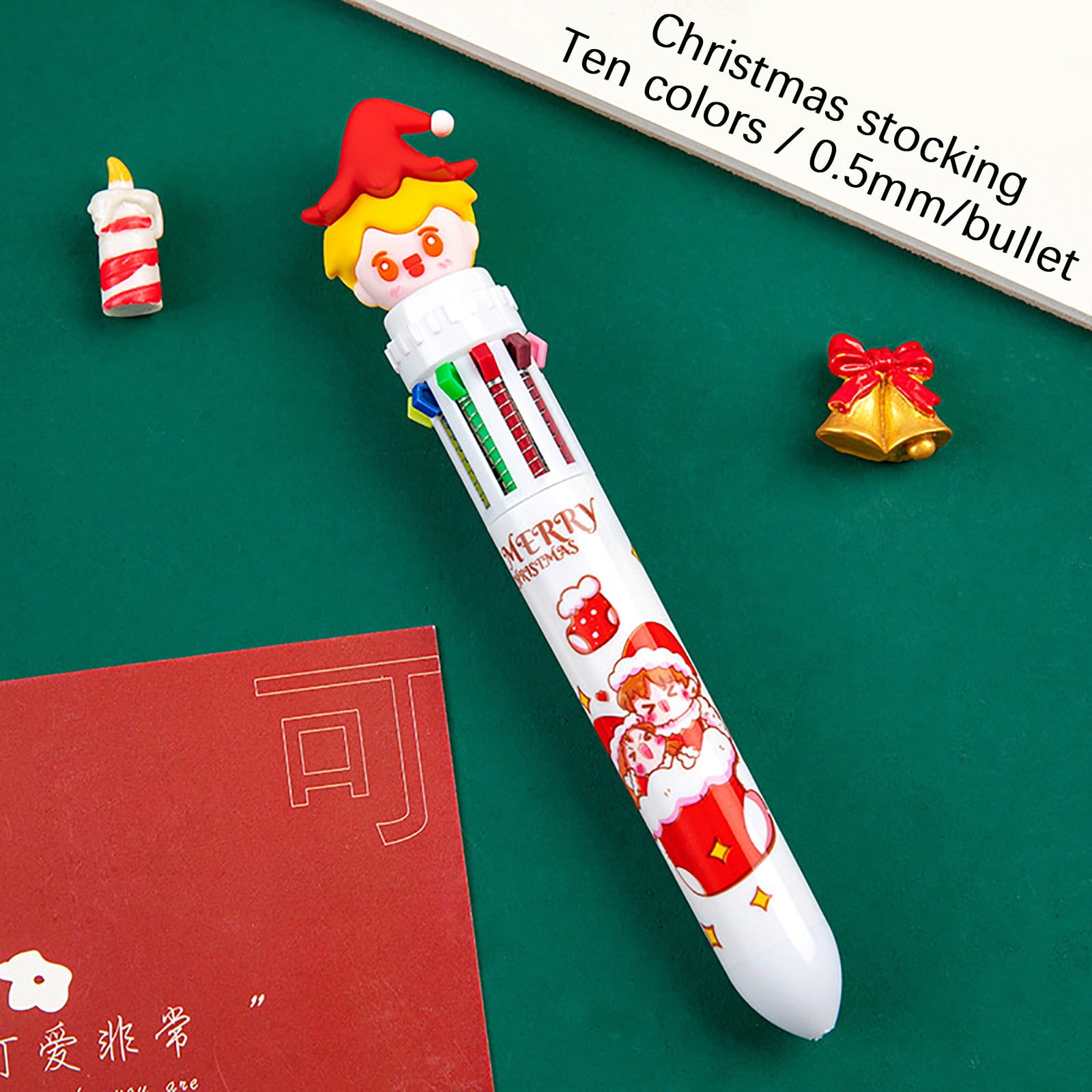 Style Cute 10 Colors Press Ballpoint Pen, 1Pc Cute Pen Class Stationery Prize