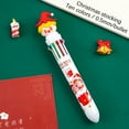 thumbnail image 4 of Gel Pen New Style Cute 10 Colors Christmas Press Ballpoint Pen,1PC Cute Christmas Pen Class Stationery Prize, 4 of 7