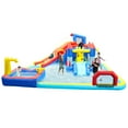 thumbnail image 4 of CIPACHO 10 in 1 Inflatable Slide Water Park with Splash Pool, Water Gun, Basketball, Climbing Wall, Dual Pools, Soccer and Blower, 4 of 8