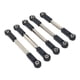 thumbnail image 4 of 5 piezas Varilla de enlace de dirección perfke accesorio ajustable repuestos para JLB Negro Varilla de tracción de la dirección, 4 of 7