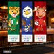 thumbnail image 1 of Banner Vertical Decorativo de Personajes de Fútbol, Pendones Temáticos de Eventos Deportivos para Bar, Hogar y Fiestas, Set de 3 Piezas, 1 of 2