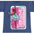 thumbnail image 3 of Barbie - Lets Dance  - Girls Fitted Short Sleeve Graphic T-Shirt, 3 of 5