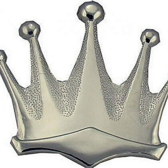 Plain Silver Royal Crown Belt Buckle king queen 237 - New with box/tags