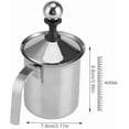 thumbnail image 3 of Fridja Spring Home Decor 304 Stainless Steel Japanese-style Milk Frother with Double-layer Filter Screen and Manual, 3 of 6