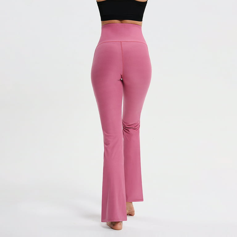 Women's Yoga Pants - Flare Leggings for Women High Waisted Crossover  Workout Bell Bottom Jazz Dress Pants 