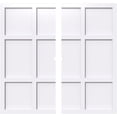 thumbnail image 1 of Ekena Millwork CMP40RK2-01000 40 in. OD x 1 in. ID Square Rubik Architectural Grade PVC Contemporary Ceiling Medallion - 2 Piece, 1 of 1