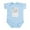 Sky Blue, variant on CafePress - James Joyce Onesie Infant Bodysuit - Baby Light Bodysuit, Size Newborn - 24 Months