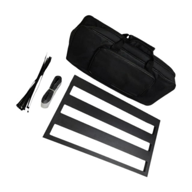 braveheart Guitar Pedal Board Universal Effect Rack Musical Bass Guitar S Instrument for Black L
