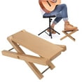 thumbnail image 4 of Guitar Foot Rest, Wood Classic Guitar Footrest Stool Foldable 4 Adjustable Height Guitar Foot Rest For Guitar Player Performance, 4 of 8