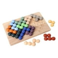 thumbnail image 3 of Juego de rompecabezas de cuentas, juegos de inteligencia, juego de mesa, juego de desarrollo de habilidades, interactivo, cognitivo, juegos de viaje,, 3 of 9
