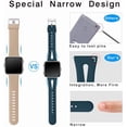 thumbnail image 2 of REQO Compatible pour Fitbit Versa 2 Bandes pour Femmes Hommes Versa Lite Bandes, 2 of 7