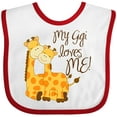 thumbnail image 3 of Inktastic My Gigi Loves Me Boys or Girls Baby Bib, 3 of 4