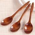 thumbnail image 4 of Big Promotion Natural Wood Wave Spoon Easy To Clean Durable Wooden Spoon Cooking Honey Coffee Spoon Kitchen Cuisine Supplies, 4 of 5