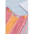 thumbnail image 4 of ABPHQTO Top de mujer sin mangas con volantes azteca multicolor, 4 of 5