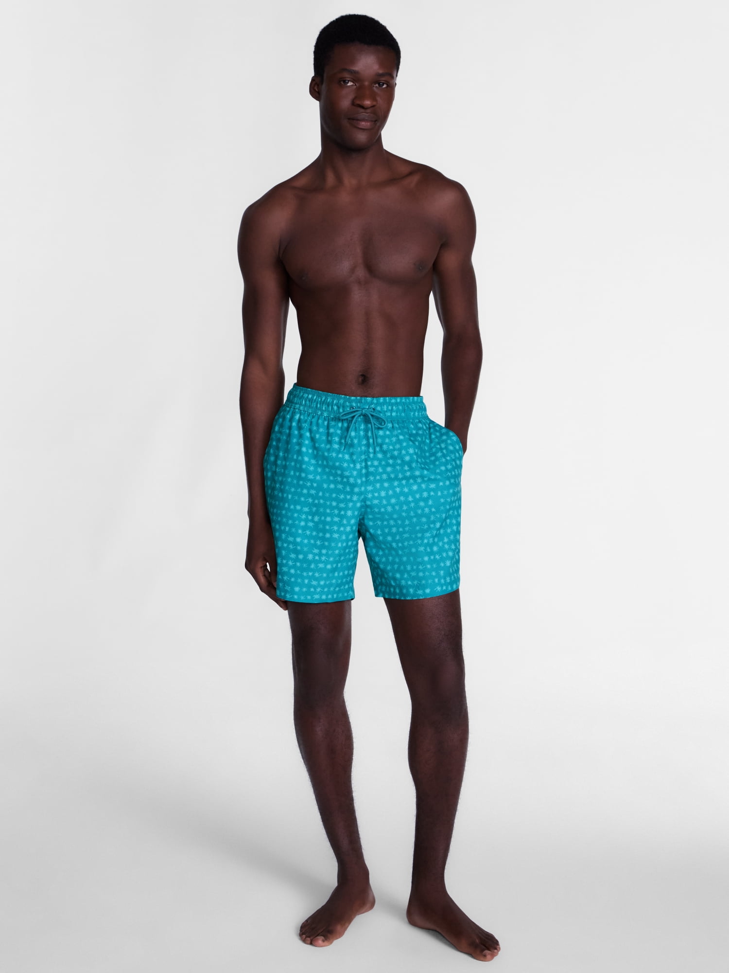 George Men's and Big Men's Swim Shorts, 6" Inseam, Sizes S-3XL