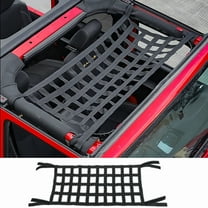 Roof Cargo Net Back Window Extra Storage Hammock for Jeep Wrangler TJ JK 97-2018