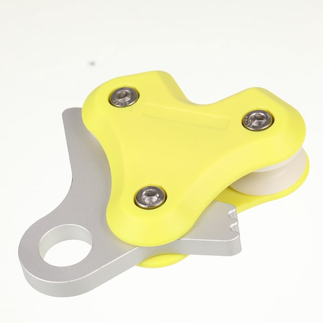 Maoww Diving Pulley Mini Rope Retractor Convenient Simple Operation Dive Device Outdoor Accessory Pulling System Underwater Yellow