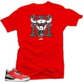 thumbnail image 2 of Shirt to Match Jordan 3 Red Cement 2020 Match Sneaker Tees, 100% Cotton Crew Neck T-Shirt with Short Sleeve, 2 of 7