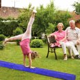 thumbnail image 1 of Costway 7FT Folding Floor Balance Beam Gymnastics Equipment for Practice Training Blue, 1 of 10