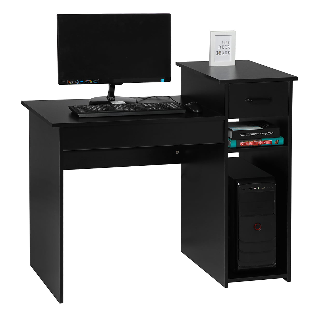 Computer Desk Home Office Laptop Table Student Study Desktop W/ Drawer %%%