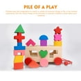 thumbnail image 4 of Kids Shape Sorter Toy Educational Playing Color Recognition Sort Toys Portable Household Pull Rope Interactive Prop, 4 of 10