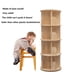 thumbnail image 3 of Librero giratorio Heehee de 4 niveles en madera de pino, 128 cm, 3 of 9