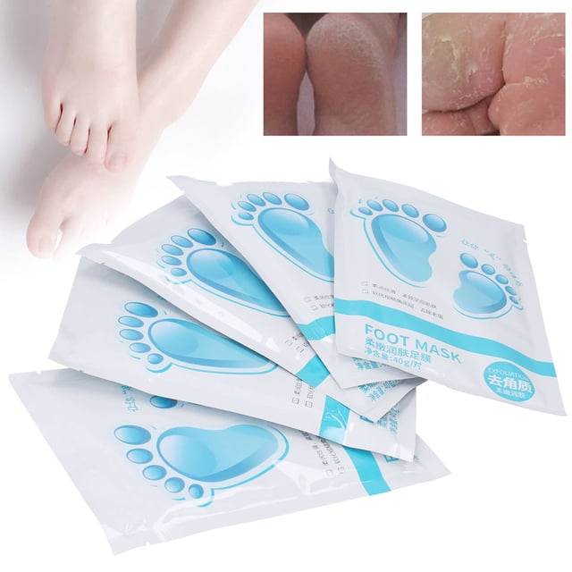 Mascarilla Nutritiva Peeling Mascarilla Para Pies Exfoliante Piel Hidratante Mascarilla Para El Cuidado De Los Pies 40g X 5 Pares