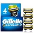 thumbnail image 1 of GILLETTE Proshield, Cartucho de Rastrillo para Afeitar, 4 Repuestos con 5 Hojas para Rasurar la Barba, Afeitado M&aacute;s al Ras, Rastrillo para Hombre, 1 of 10