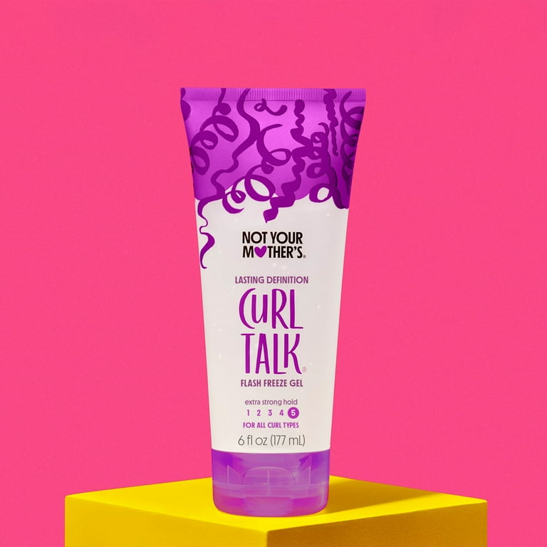 Not Your Mother's Curl Talk Lasting Definition Flash Freeze Gel, Extra Strong Hold, 6 fl oz