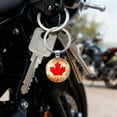 thumbnail image 3 of Canadian Souvenir Keychain Durable Metal Carabiner Clip For Keys Luggage Backpack And Giving, 3 of 4