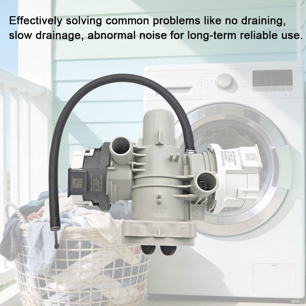 TOP-MAX AHA75693423 Washer Drain Pump Assembly, Fit for LG, for EAU64082901/WDD0032X1M and EAU64082902/WDD0015X1M BLDC 26V Drainage Pump