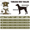 thumbnail image 3 of Arnés antitirones para perros, arnés táctico transpirable y ajustable para perros medianos y grandes, chaleco reflectante duradero, equipo de grado militar, talla XL, marrón y verde., 3 of 5