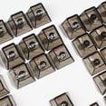 thumbnail image 5 of 1Set PC Keycap 132Keys Russian Crystal Transparents Backlit Keycaps Original Profile Key Cover for RGBs Mechanical Keyboards, 5 of 8