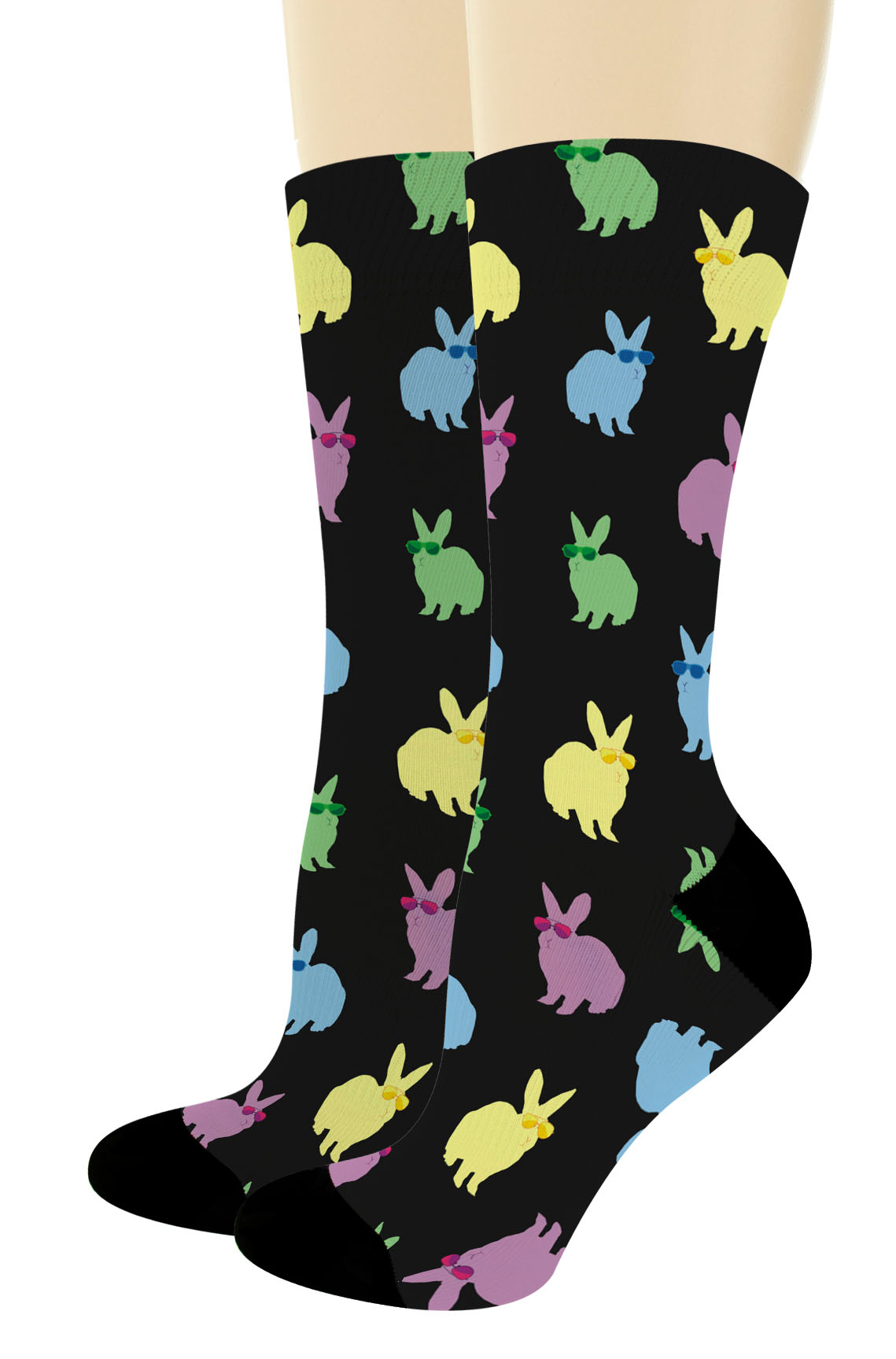 Rabbit Gifts Cool Bunny Crew Socks Easter Bunny Items Rabbit Lover