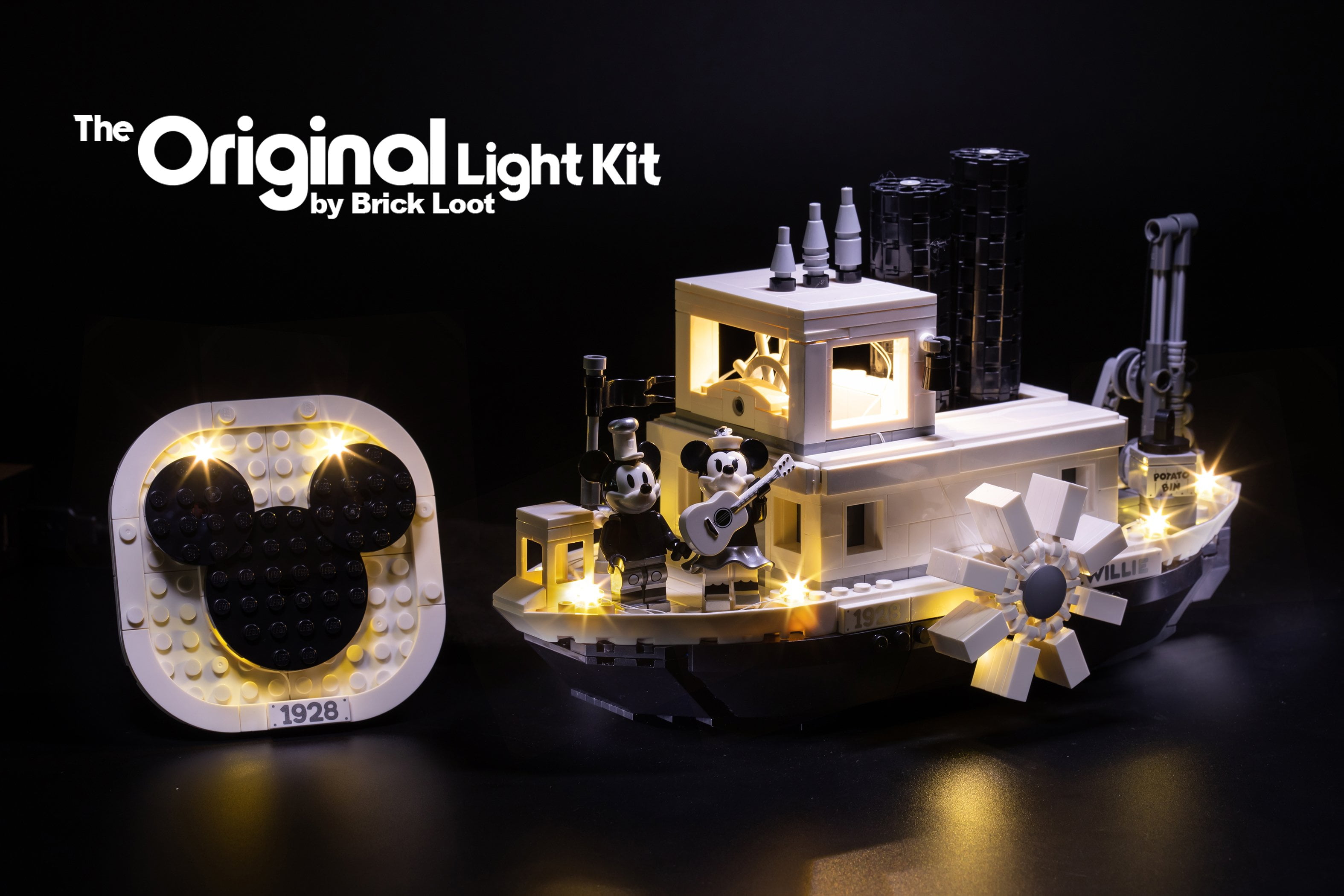 LED Light Kit for Lego 21317 Ideas Steamboat Willie 21317 Disney