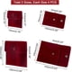 thumbnail image 5 of 8 bolsas cuadradas de terciopelo de 2 estilos, de 7 a 10 cm, color rojo oscuro, para joyería con cierre a presión, para regalo., 5 of 9