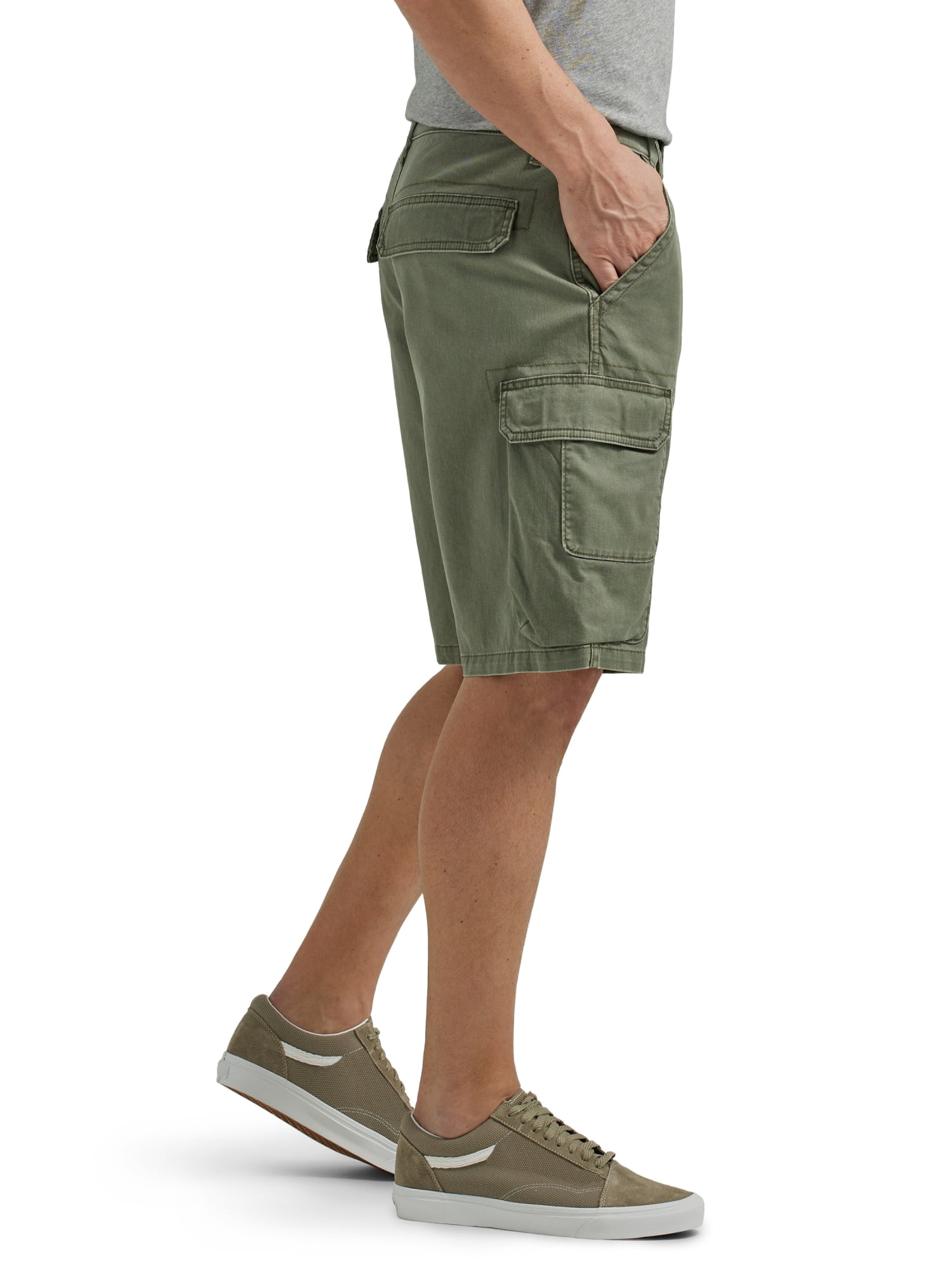 Wrangler Men's and Big Men's Multi-Pocket Cargo Short with Stretch, Sizes 30-50