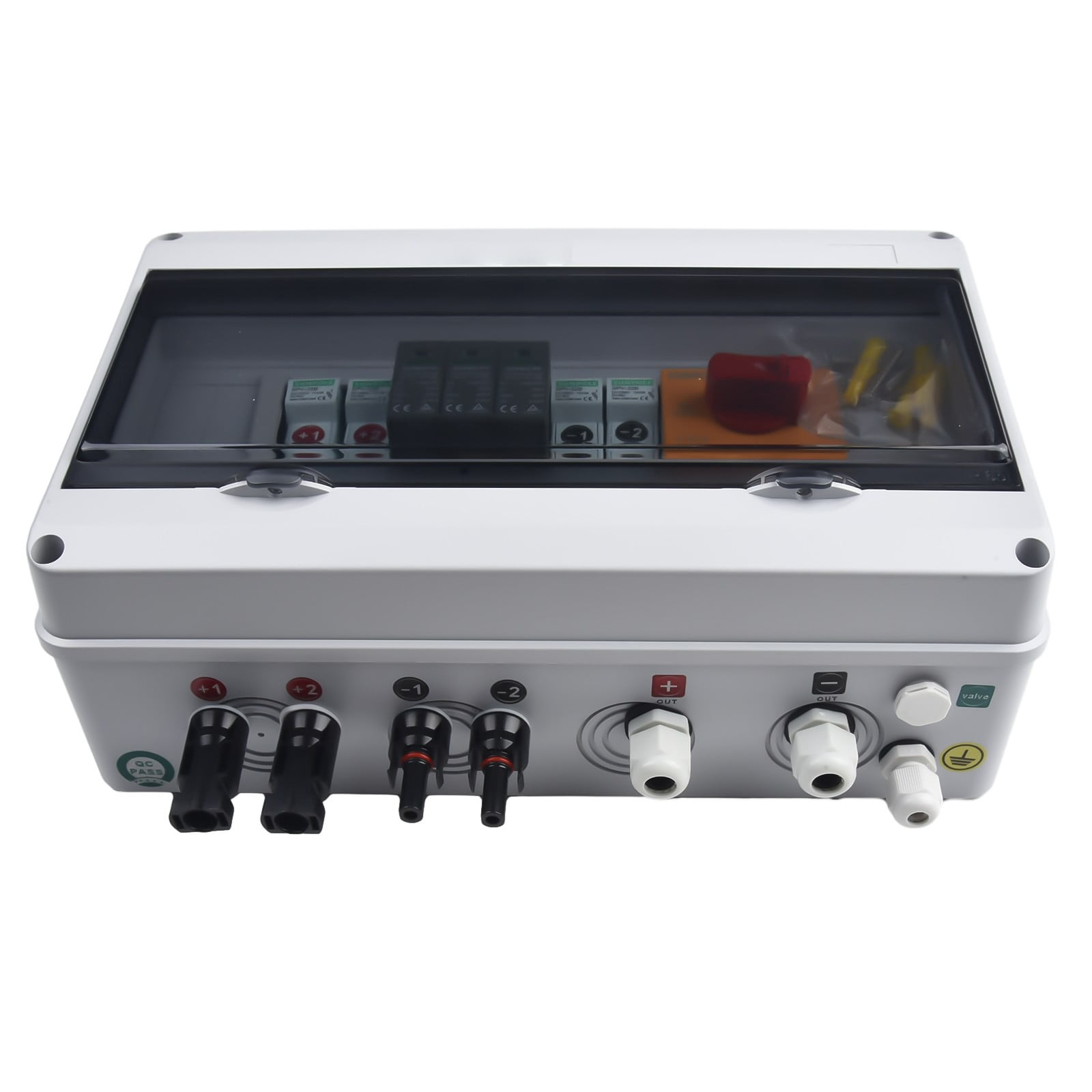1000V 2In1 Out 2 String Solar Pv Array Solar Photovoltaic Combiner Box Solar Panels Inverter for Residential Rooftop Pv Plants