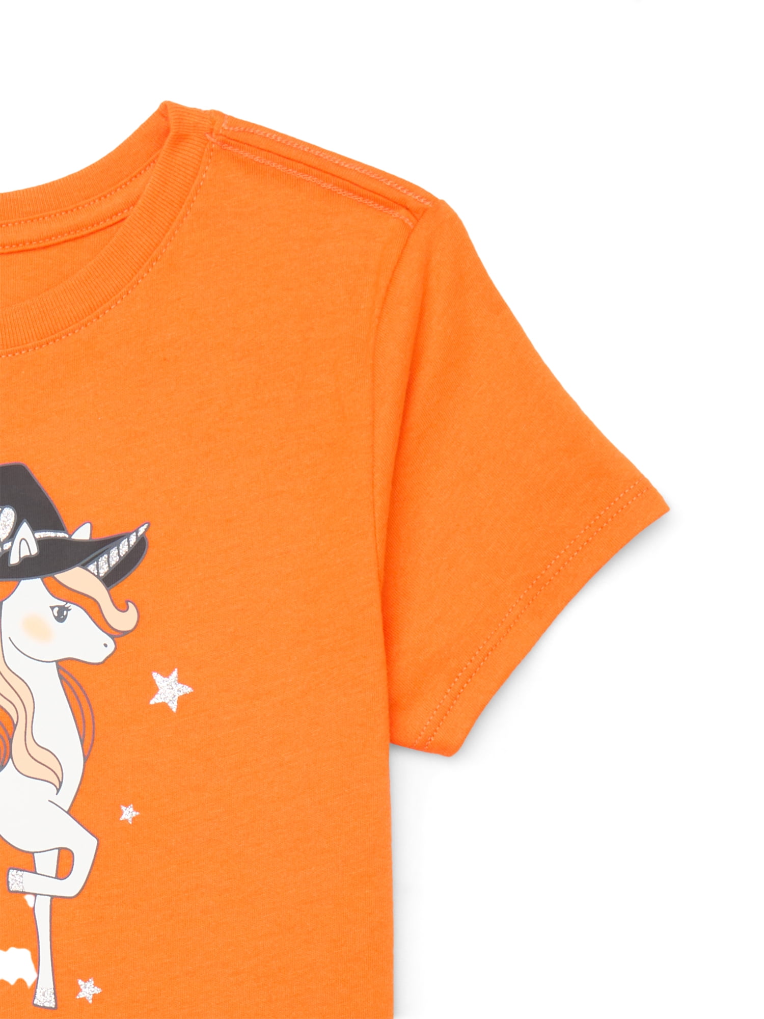 Halloween Girls' Graphic Tee with Short Sleeves from Way to Celebrate, Sizes 4-18