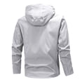 thumbnail image 4 of zfhfof Men's Lightweight Jacket Full Zip Hooded Outdoor Windproof Coat Hiking Windbreaker Jacket Casual Outwear with Zipper Pockets, 4 of 8