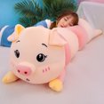 thumbnail image 4 of Cerdos gigantes de peluche suaves con dibujos animados, almohada de peluche, animales de peluche, juguetes para bebés, regalos para niñas, juguetes para niños, decoración del hogar, 4 of 4