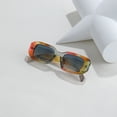 thumbnail image 4 of Dadaria Sunglasses for Women Fashion Shaped Sunglasses Transparent Candy Color Frameless Outdoor Party Anti-UV Glasses Multicolor One Size,Women, 4 of 9