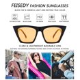 thumbnail image 3 of Gafas de Sol FEISEDY Vintage Ojo de Gato Cuadrado B2473 para Mujeres, 3 of 8