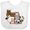 AA-White, variant on Inktastic Cute Horse, Sheep, Cow, Pig, and Rooster Farm Animals Boys or Girls Baby Bib
