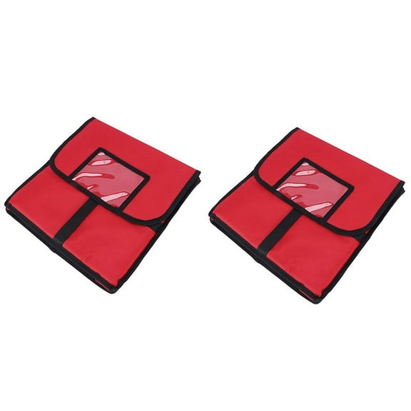 2X Insulated Pizza Food Delivery Bag Professional Large Pizza Delivery Bag Moisture-Proof Pizza Box